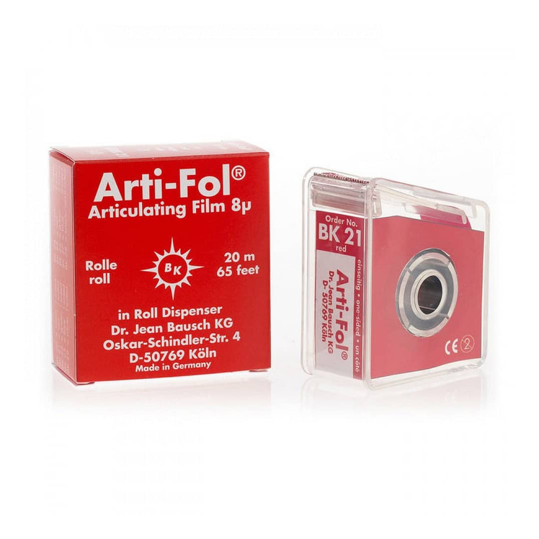 Bausch Articulating Paper Roll 8𝜇 – Red