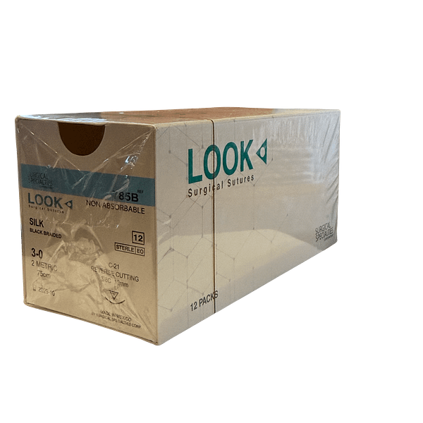 Sutures Black Silk 3-0 1pc