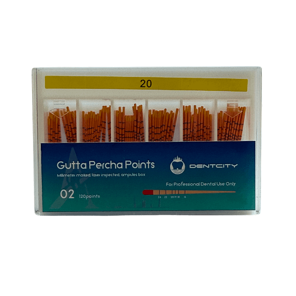 DENTCITY Gutta Percha Marked 0.02 - #20
