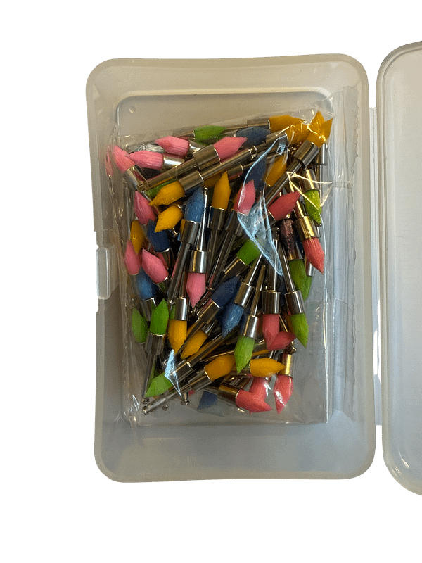 Flame Prophy Brushes Colored - 100pcs